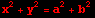 x^2 + y^2 = a^2 + b^2