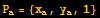 P_a = {x_a, y_a, 1}