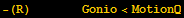 -(R) &nbsp;&nbsp;&nbsp;&nbsp;&nbsp;&nbsp;&nbsp;&nbsp;&nbsp;&nbsp;&nbsp;&nbsp;&nbsp;&nbsp;&nbsp;&nbsp;&nbsp;Gonio<MotionQ