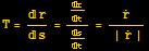 T = r/s = r/t/s/t = Overscript[r, .]/(| Overscript[r, .] |)