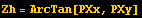 Zh = ArcTan[PXx, PXy]