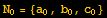 N_0 = {a_0, b_0, c_0}