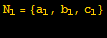 N_1 = {a_1, b_1, c_1} 