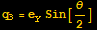 q_3 = e_ySin[θ/2]