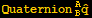 Quaternion _B^AOverscript[q,^]