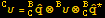 ^Cυ = _C^BOverscript[q,^] ⊗^Bυ⊗_C^BOverscript[q,^]^*