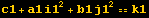 c1 + a1 i1^2 + b1 j1^2 == k1