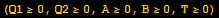 (Q1≥0, Q2≥0, A≥0, B≥0, T≥0)