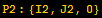 P2 : {I2, J2, 0}