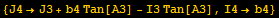 {J4→J3 + b4 Tan[A3] - I3 Tan[A3], I4→b4}