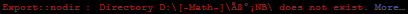 Export :: nodir : Directory D:[-Math-]&Atilde;ß°¡NB does not exist. More…