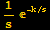 1/s^(-k/s)