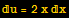 u = 2xx