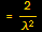 = 2/λ^2