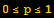 0≤p≤1