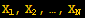 X_1, X_2, …, X_N