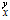 Overscript[x, y]